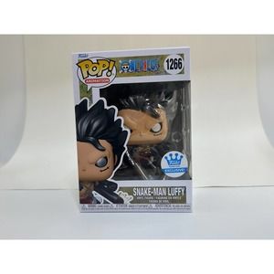 Funko Pop 1266 One Piece Snake Man Luffy Metallic Funko Shop Exclusive